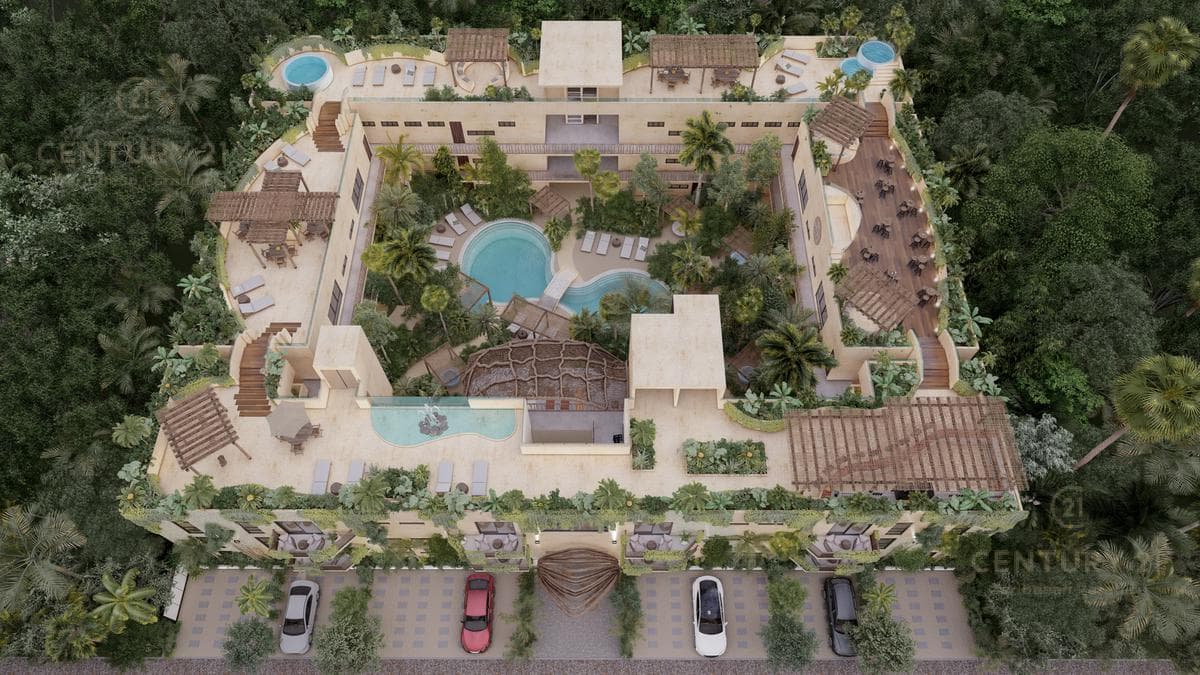 Increíbles Departamentos en Venta 1 o 2 hab en Region 8 Tulum P3927