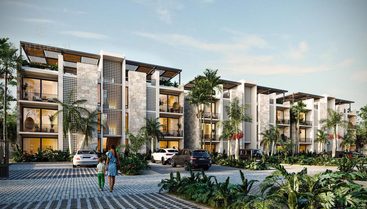 Modern 3-Bedroom Apartments for Sale in Playa del Carmen P3950