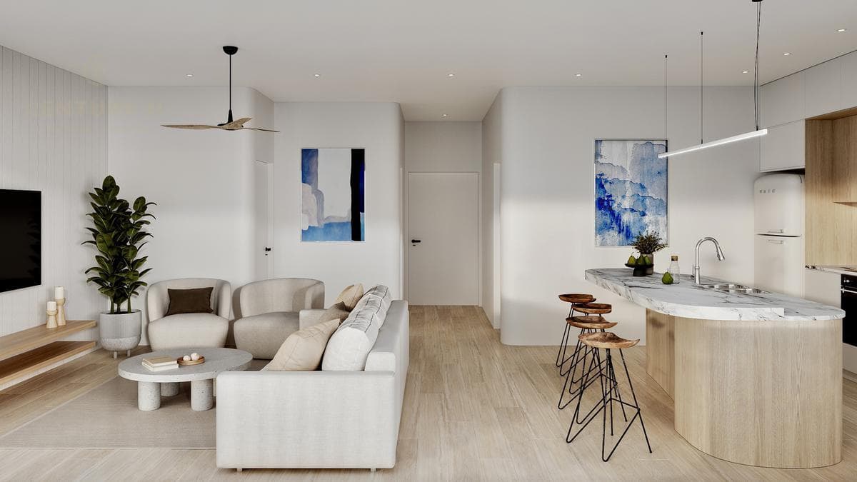 Venta de hermoso departamento 2 hab. en zona centro Playa del Carmen P3837