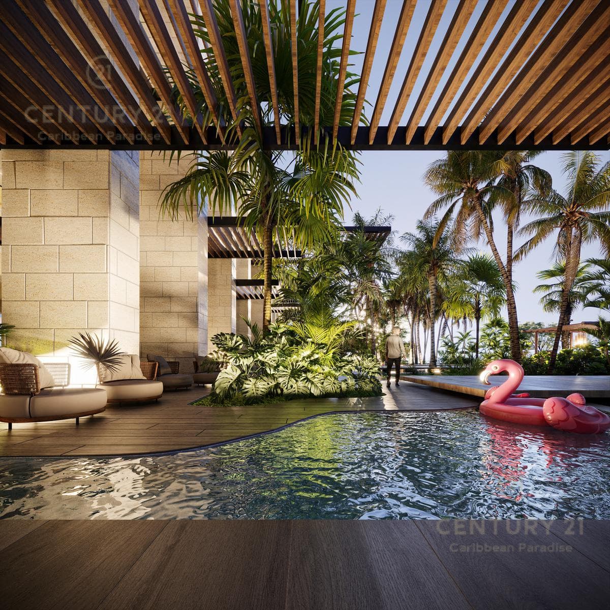 Pre-sale of a luxury apartment in Puerto Cancún C3842