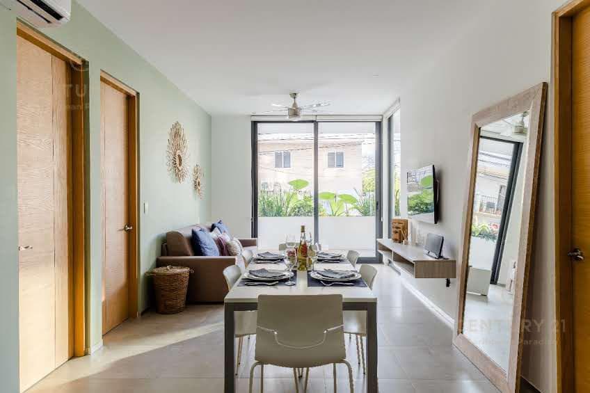 FOR SALE 2 BR CONDO AT THE CITY PLAYA DEL CARMEN QUINTANA ROO P3494