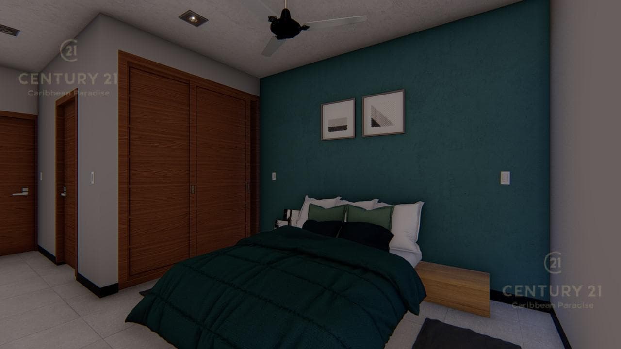 Bonito departamento en pequeño condominio en el corazón de Playa del Carmen P2983