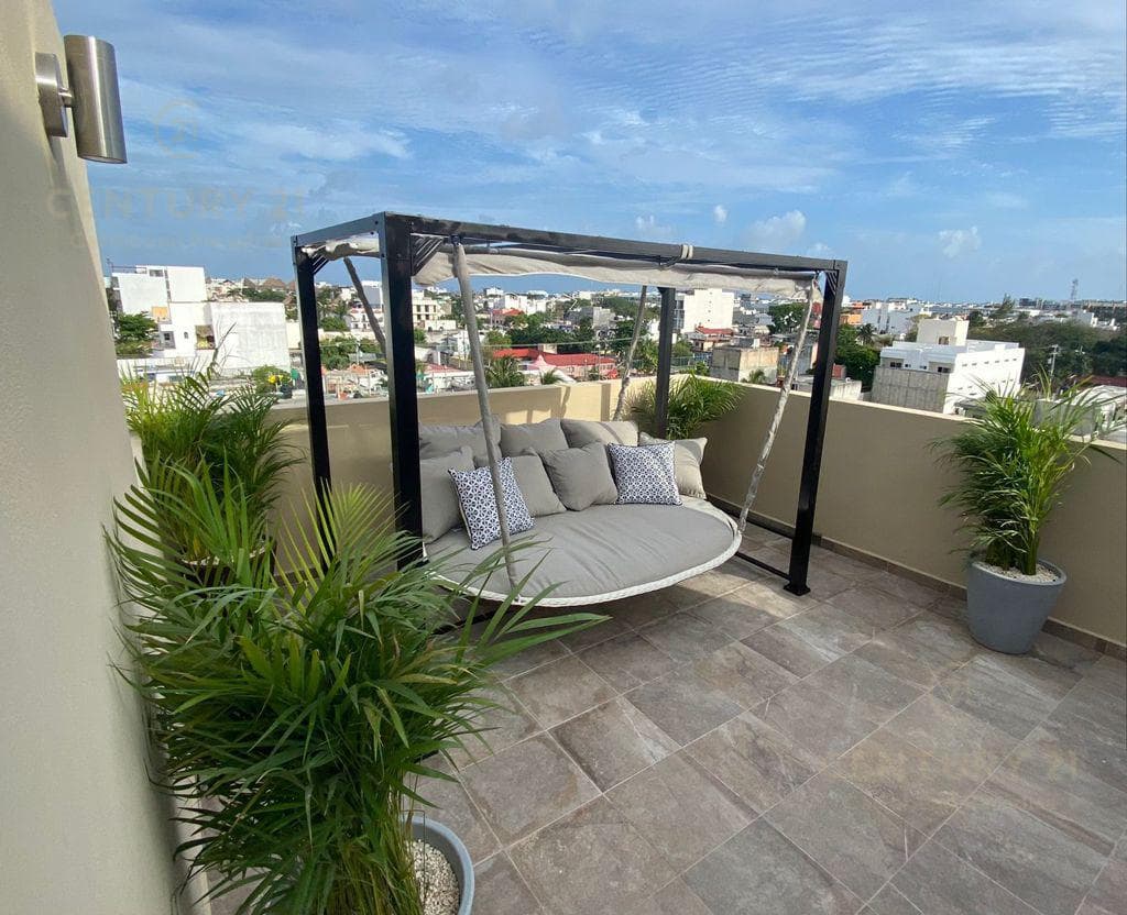 Departamento en torre condo en el centro de Playa del Carmen P2998