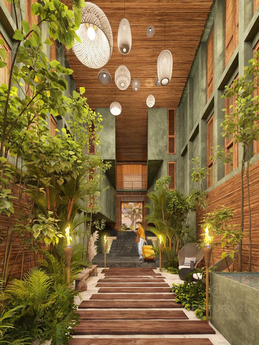 Beautiful 1-Bedroom Apartment in an Oceanfront Building for Sale in Bahía Tankah, Tulum P4043