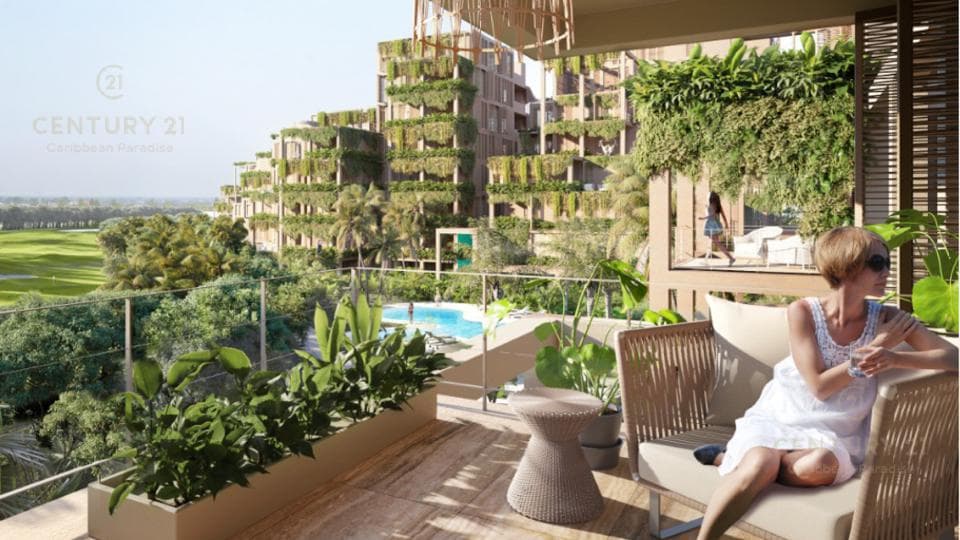 Increible departamento en condominio en el centro de la Riviera Maya P3229