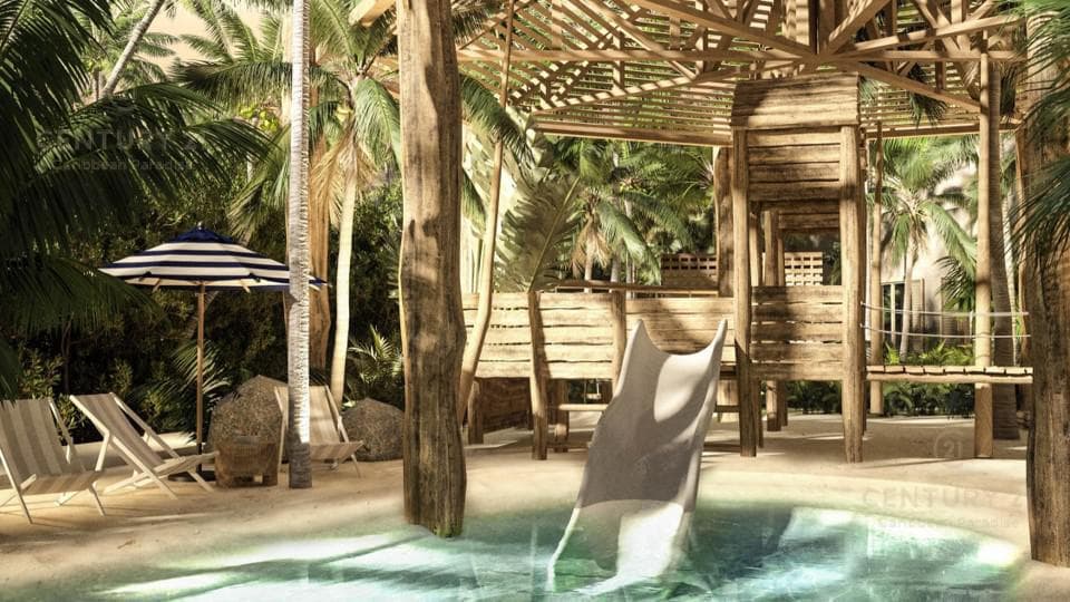 Increible departamento en condominio en el centro de la Riviera Maya P3229