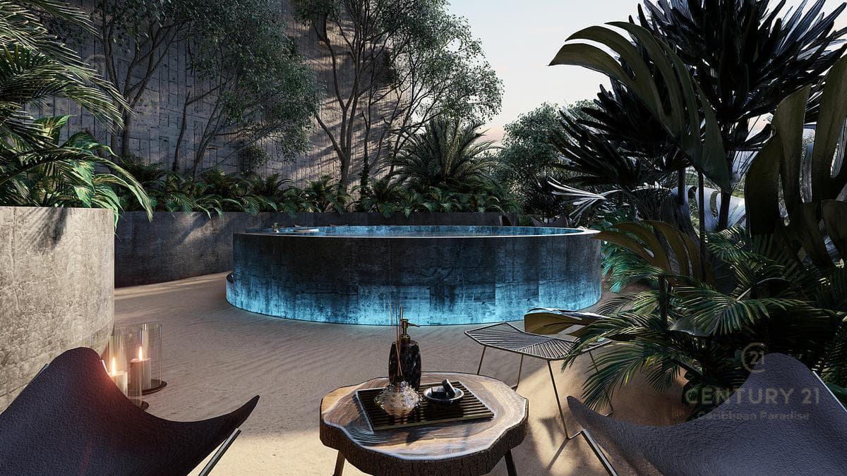 Penthouse de lujo 2 recamaras excelentes amenidades Tulum P2575