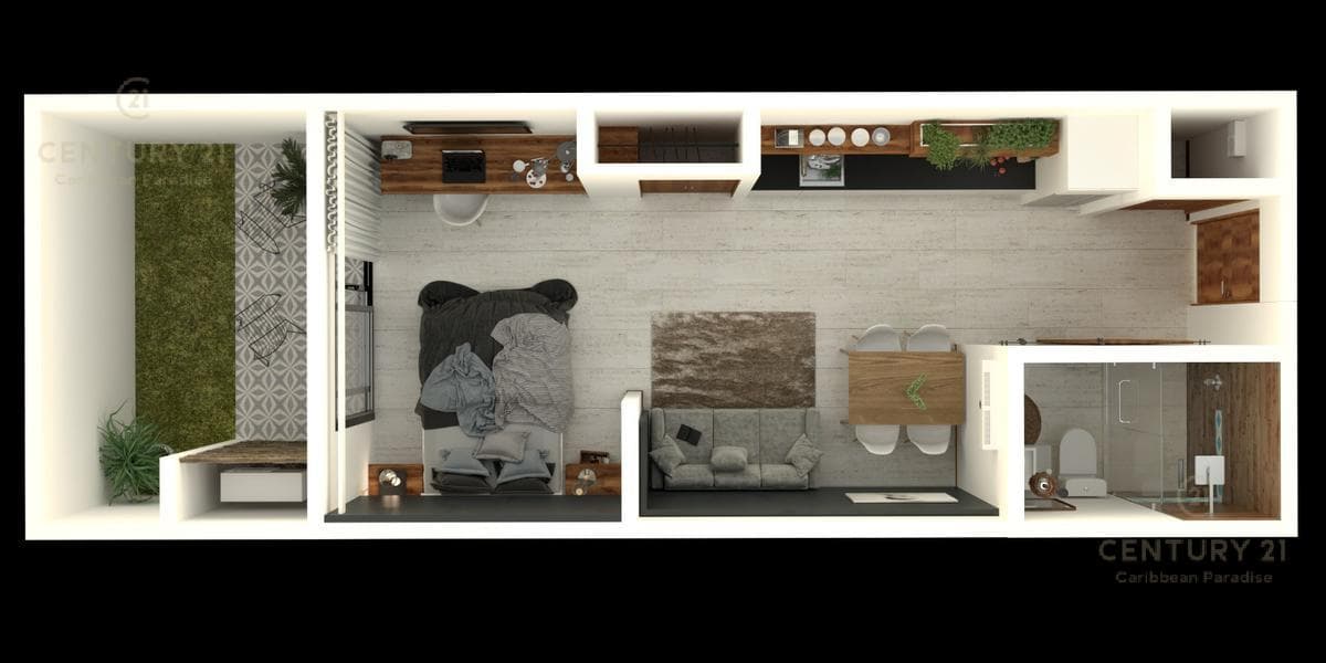 Cómodos Estudios en Venta, en zona Centro en Playa del Carmen P3989