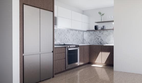 Pre-sale apartment in Huayacan on the ground floor with a garden
