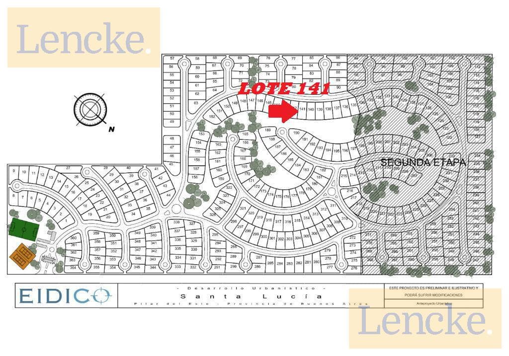 Lencke Vende - Excellent, landscaped lot in Pilar del Este - Santa Lucía Neighborhood