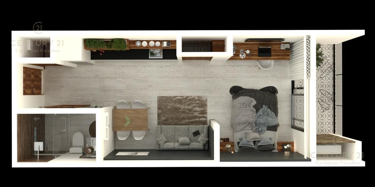 Cómodos Estudios en Venta, en zona Centro en Playa del Carmen P3989