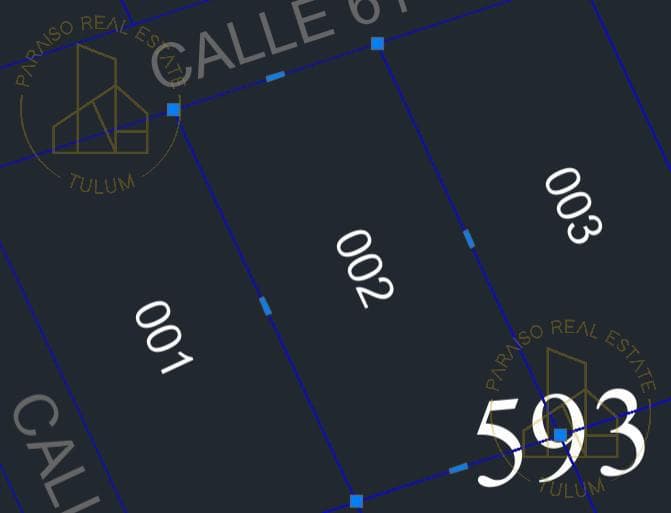 Lot of 1,250 m² Reg. 8, No. 593, Lot 2