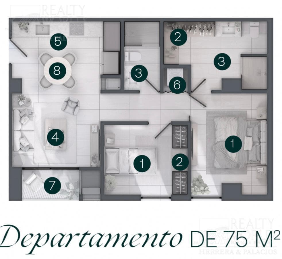 APARTMENT FOR PRE-SALE IN VALLE PONIENTE, VALLE SANTA CATARINA AREA, NL