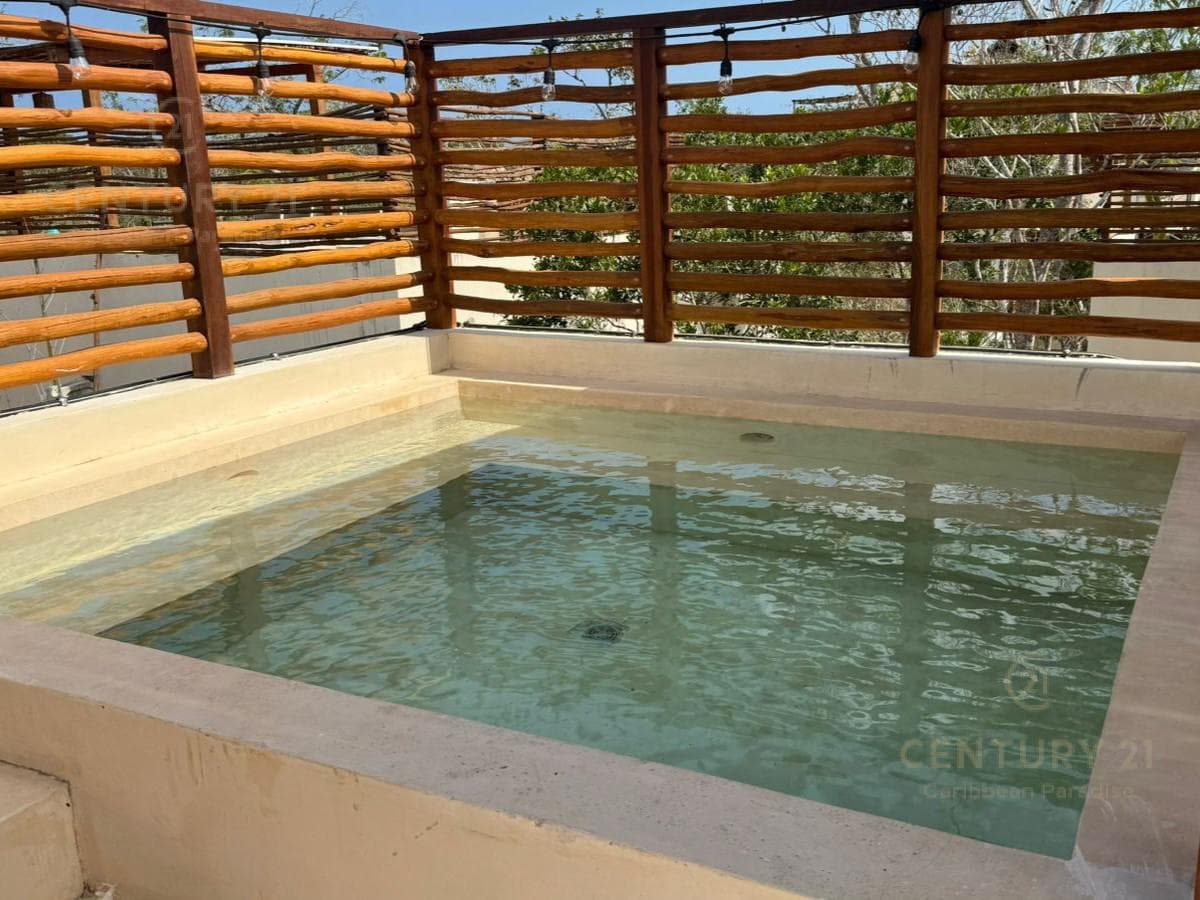Casa en renta solo a largo plazo 3 rec amueblada en Selva Norte Tulum P3773