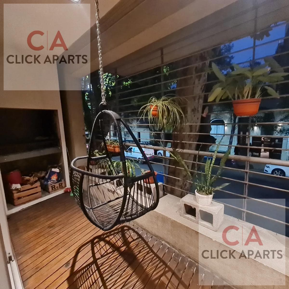 FOR RENT - 3-ROOM APARTMENT WITH BALCONY - GRILL - GARAGE - FULLY FURNISHED - PALERMO