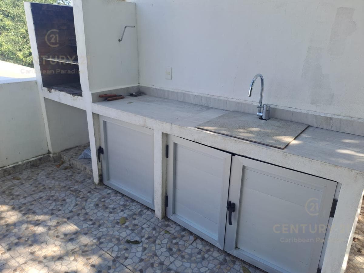 Renta departamento PB amueblado Selvamar Playa del Carmen P3916
