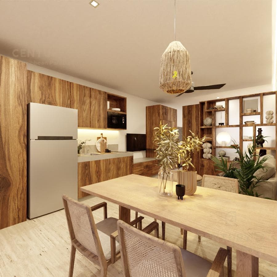 Bonitos Estudios en Venta en tranquilo Condominio de Playa del Carmen P3952