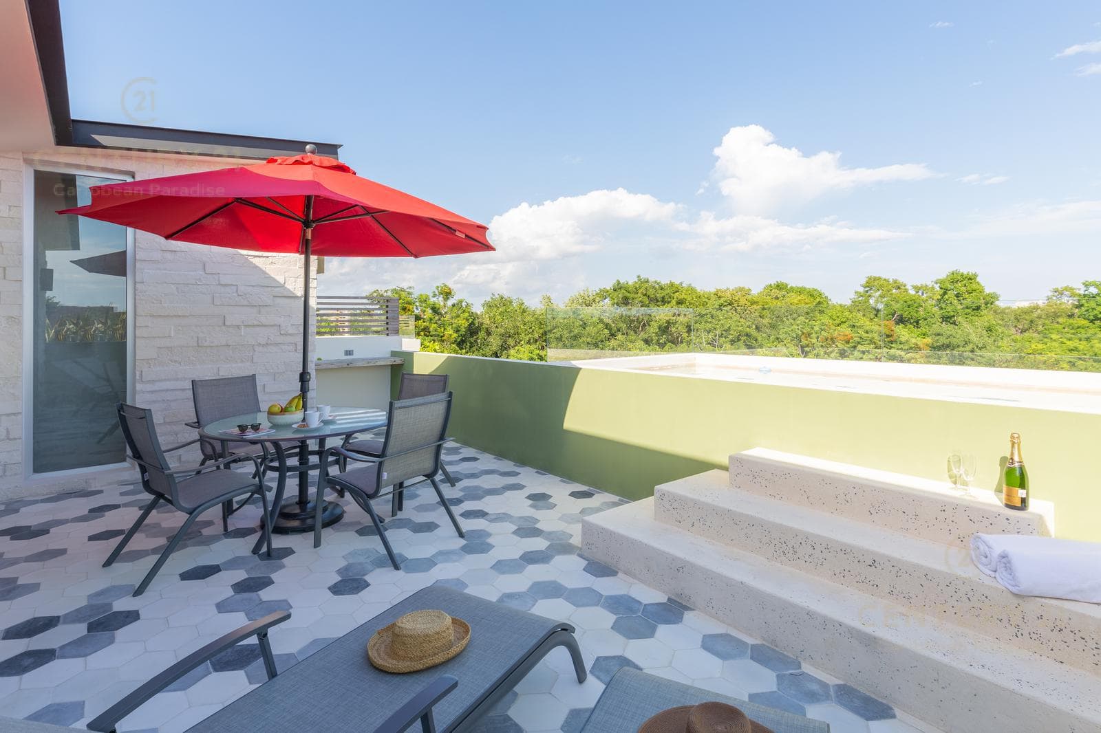 Penthouse 3 Recámaras en Venta en Aldea Zama | con Jacuzzi Privado | P4010