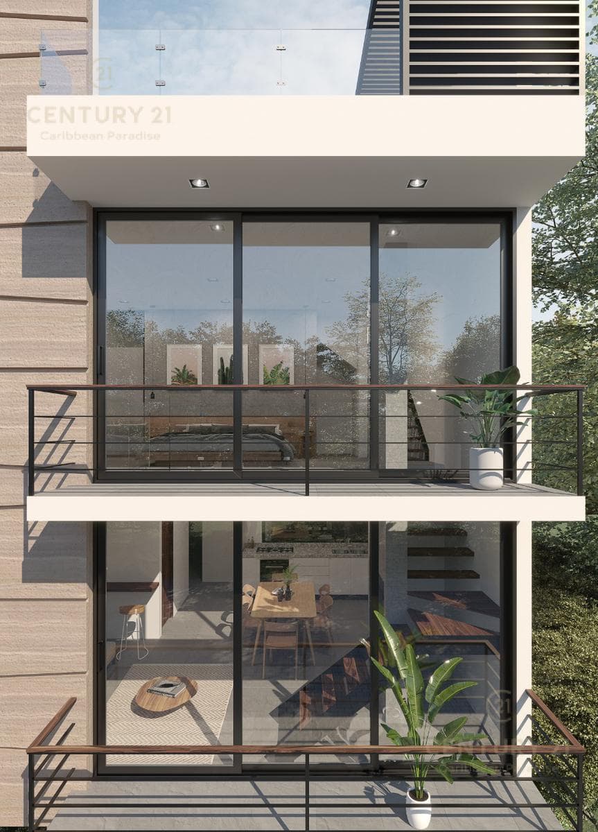 Bonito departamento en pequeño condominio en el corazón de Playa del Carmen P2983