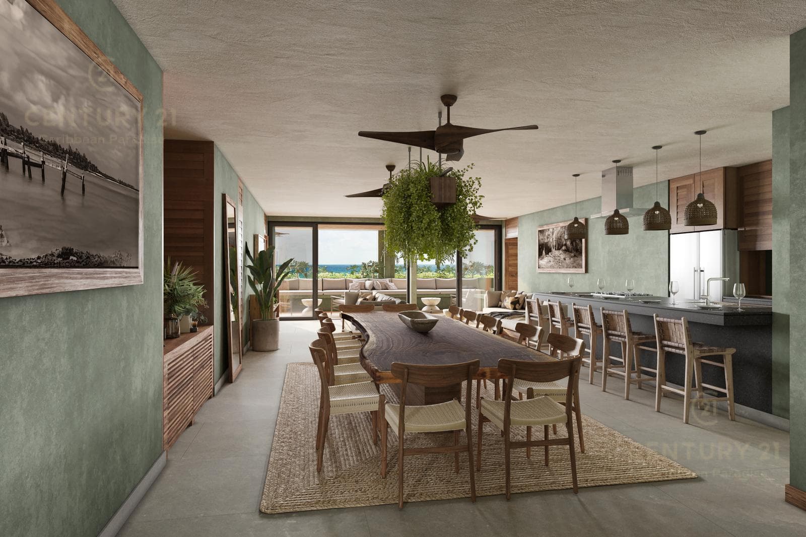 Beautiful 1-Bedroom Apartment in an Oceanfront Building for Sale in Bahía Tankah, Tulum P4043