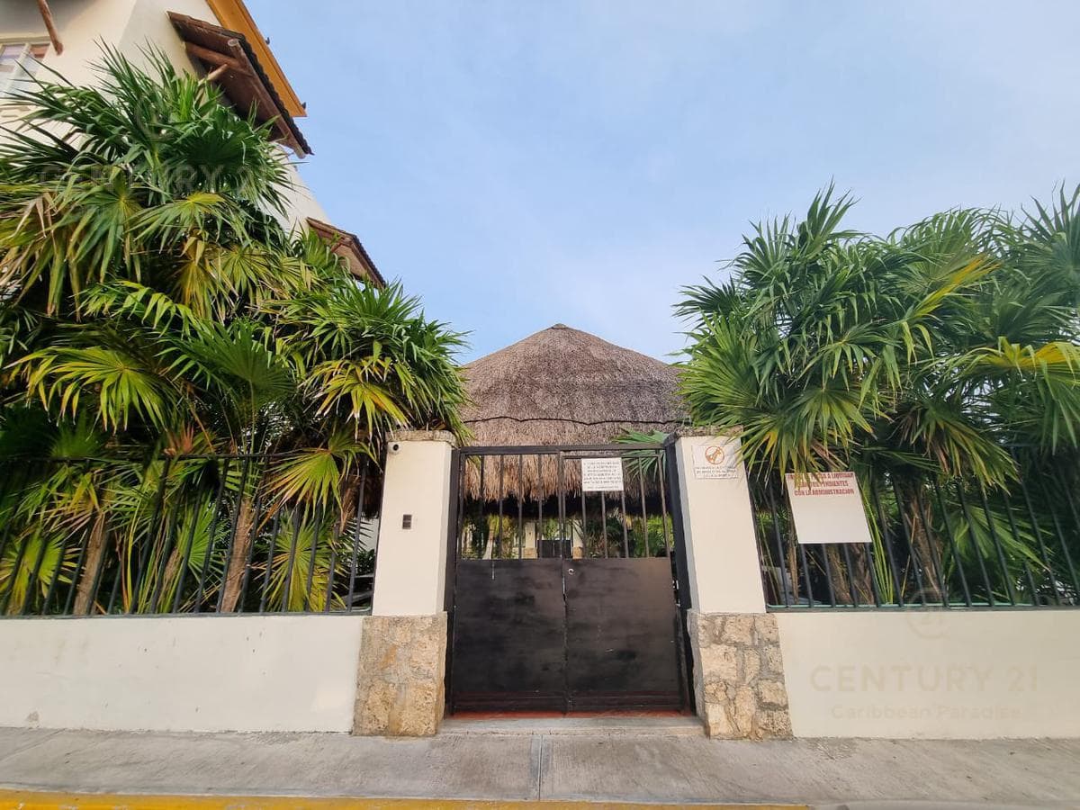 EN RENTA bonito departamento 2 rec. Cerrada Morell, Residencial Real Ibiza, Playa del Carmen P2840