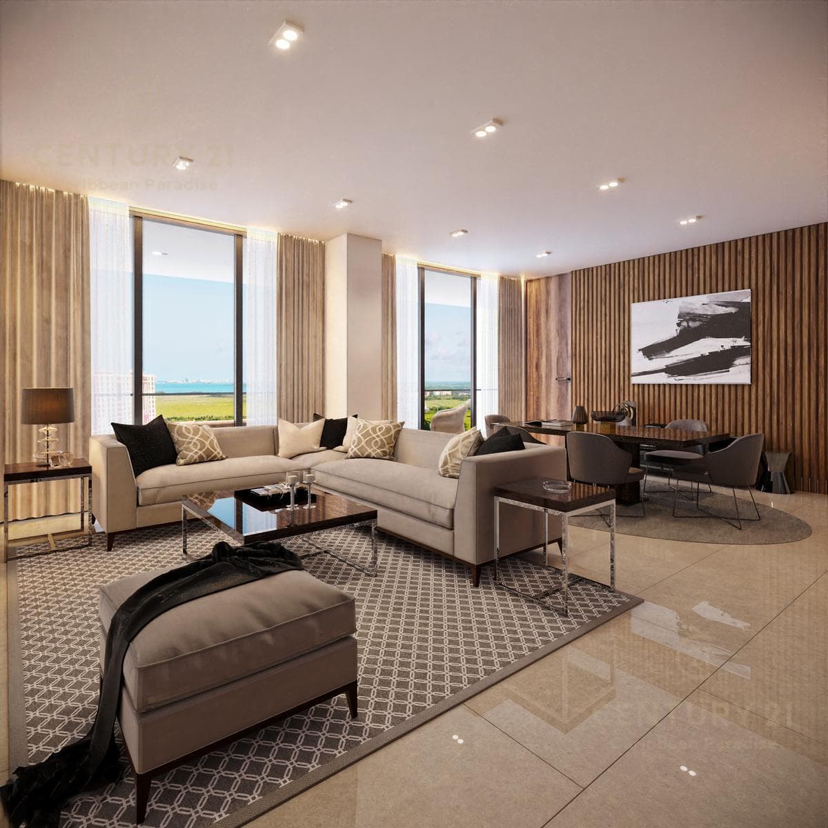 Pre-sale of a luxury apartment in Puerto Cancún C3841