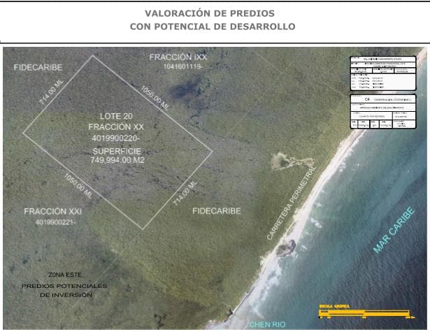 Spectacular eco-friendly lot 300 meters from the beach in Cozumel P3839