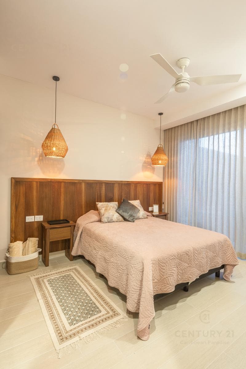 Bonito y elegante departamento 2 rec amueblado en Playa del Carmen Centro P3296
