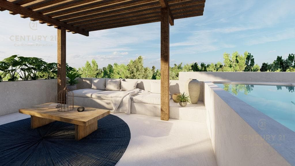 Beautiful 3-Bedroom House for Sale in Aldea Zama, Tulum P3926
