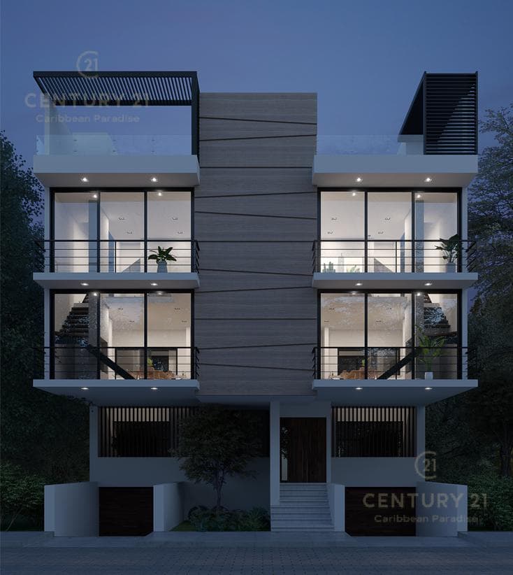 Bonito departamento en pequeño condominio en el corazón de Playa del Carmen P2983