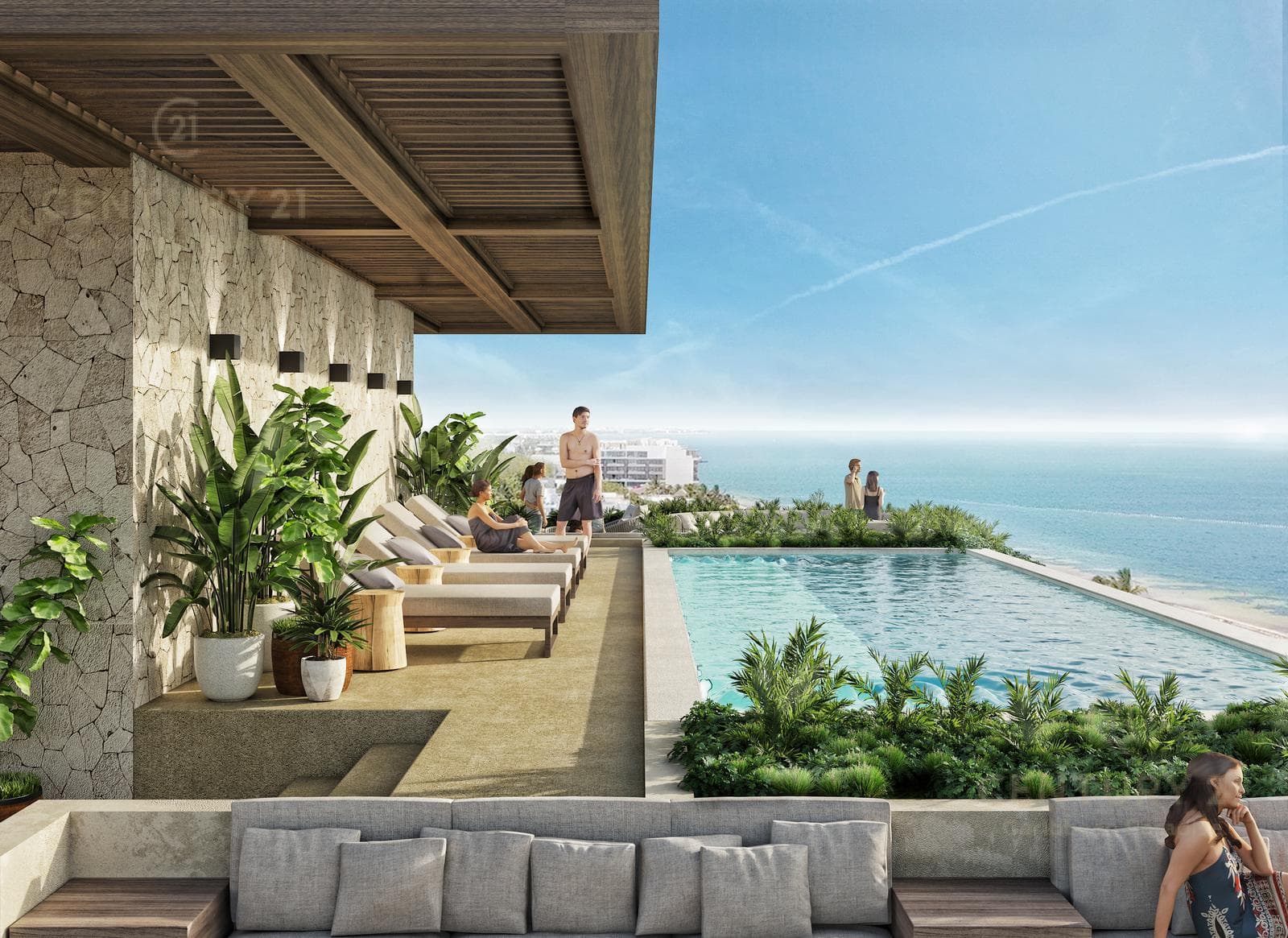 Pre-sale of an apartment in Puerto Morelos C3803