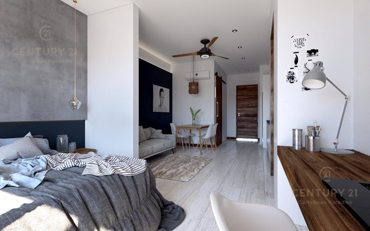 Cómodos Estudios en Venta, en zona Centro en Playa del Carmen P3989