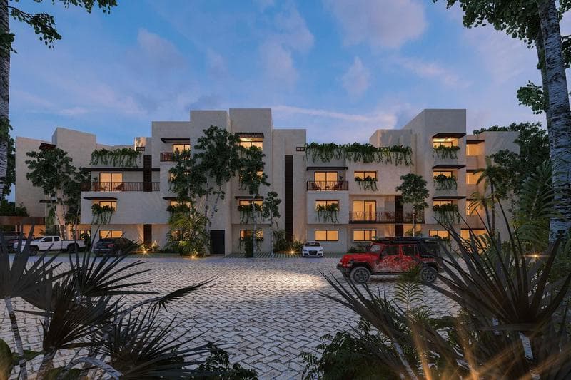 Pre-sale apartments, excellent quality in Tulum P2409