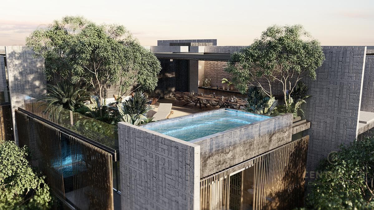 Penthouse de lujo 2 recamaras excelentes amenidades Tulum P2575