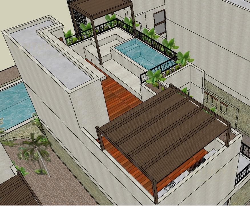 Hermosa Villa 3 rec en Venta en lujoso desarrollo en Tulum Región 8 Shanti P3991