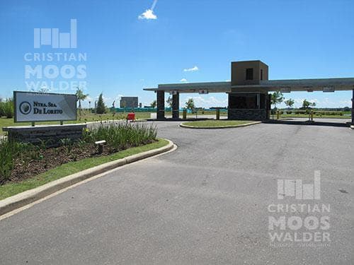Lot overlooking the lagoon for sale in the San Sebastián Gated Community—Area 6