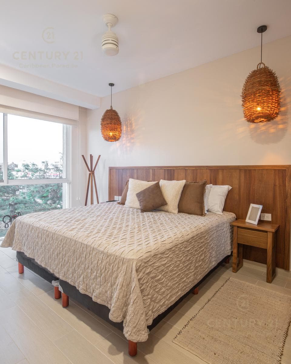 Bonito y elegante departamento 2 rec amueblado en Playa del Carmen Centro P3296