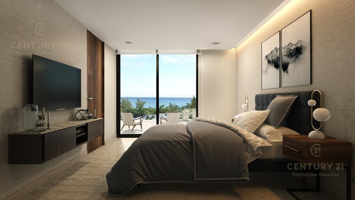 Departamento a 1 cuadra de la playa Shangri-la Playa del Carmen P2722