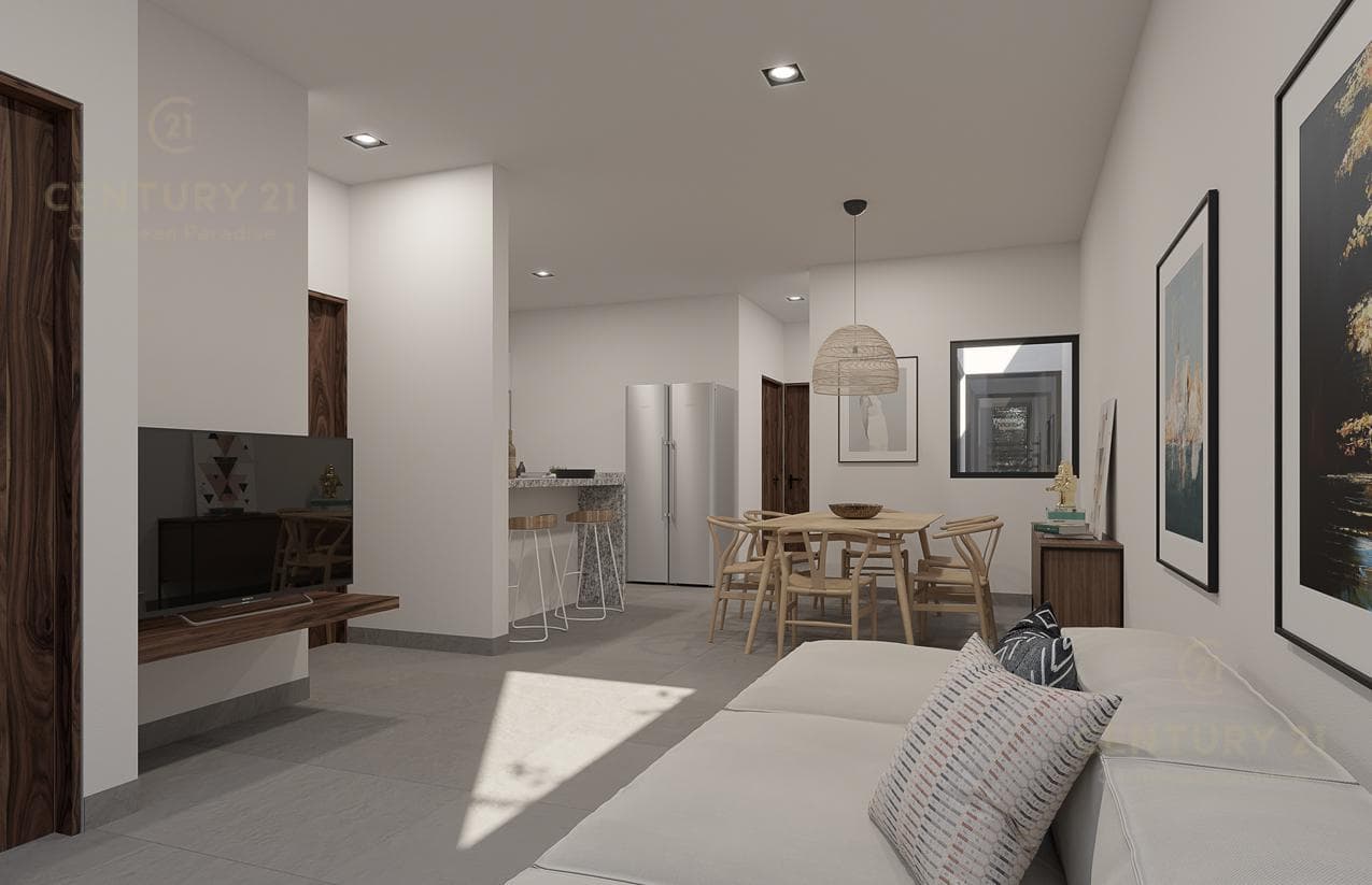 Bonito departamento en pequeño condominio en el corazón de Playa del Carmen P2983