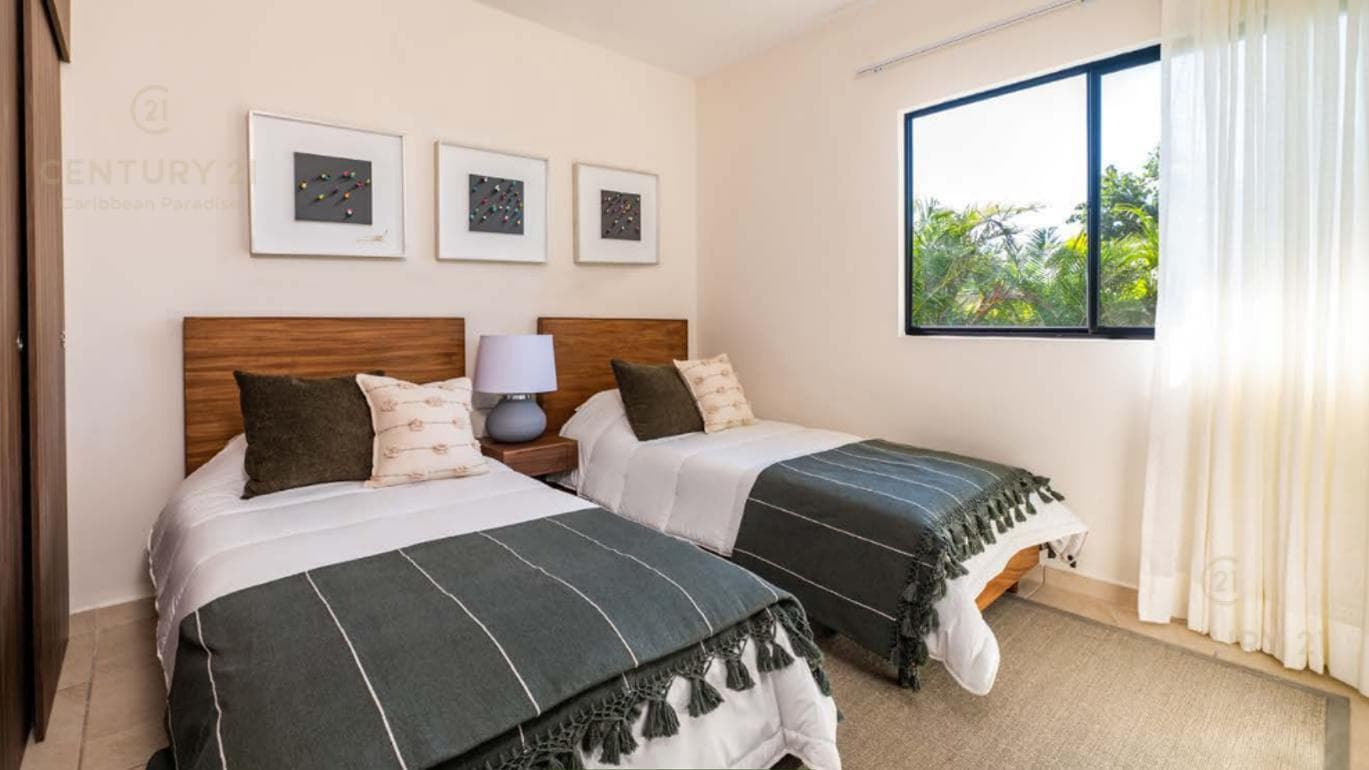 Apartment for sale, 5 minutes from the beach, Puerto Morelos C3814