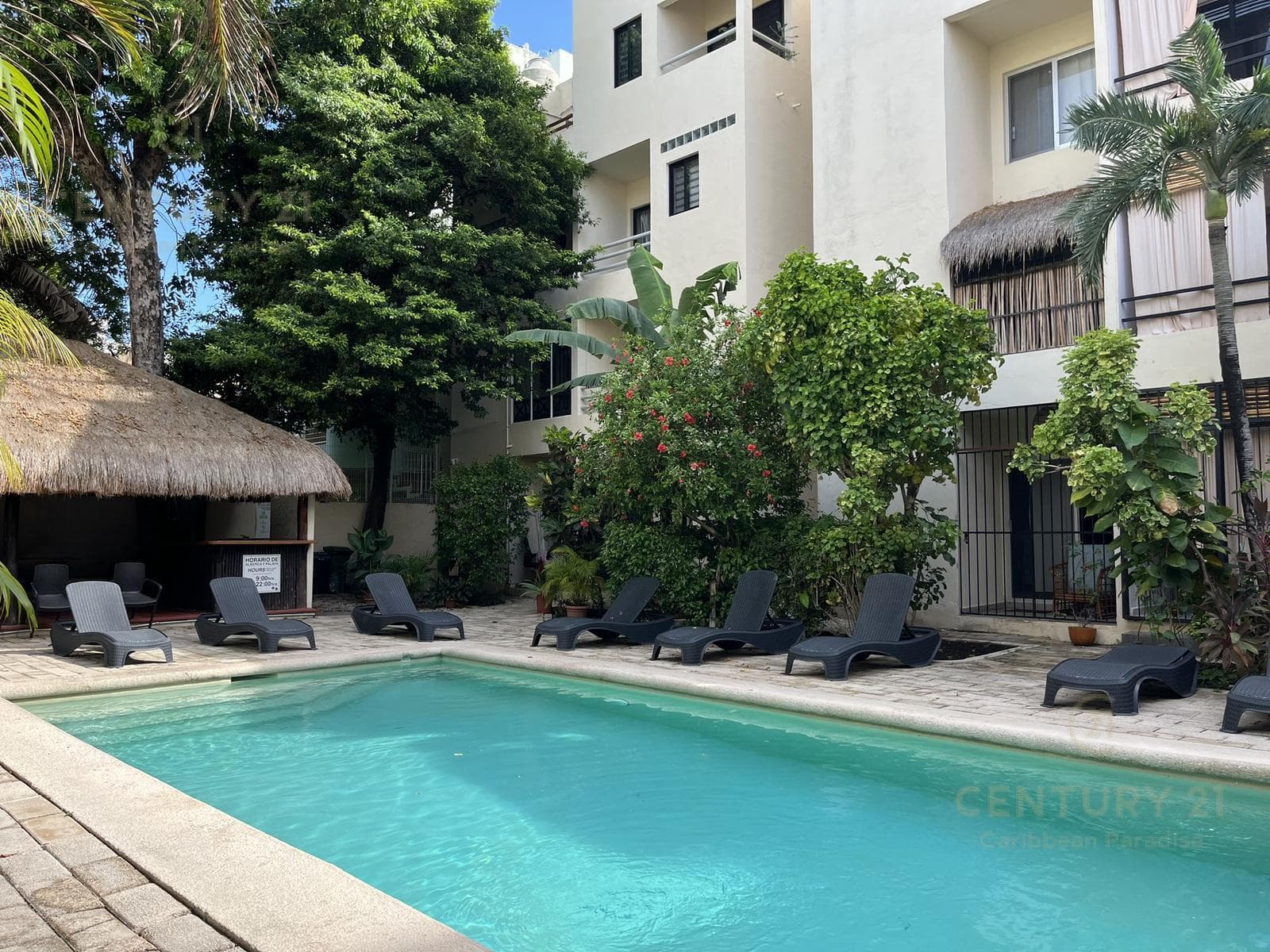 2-bedroom, 3-bathroom apartment in downtown Playa del Carmen P4206