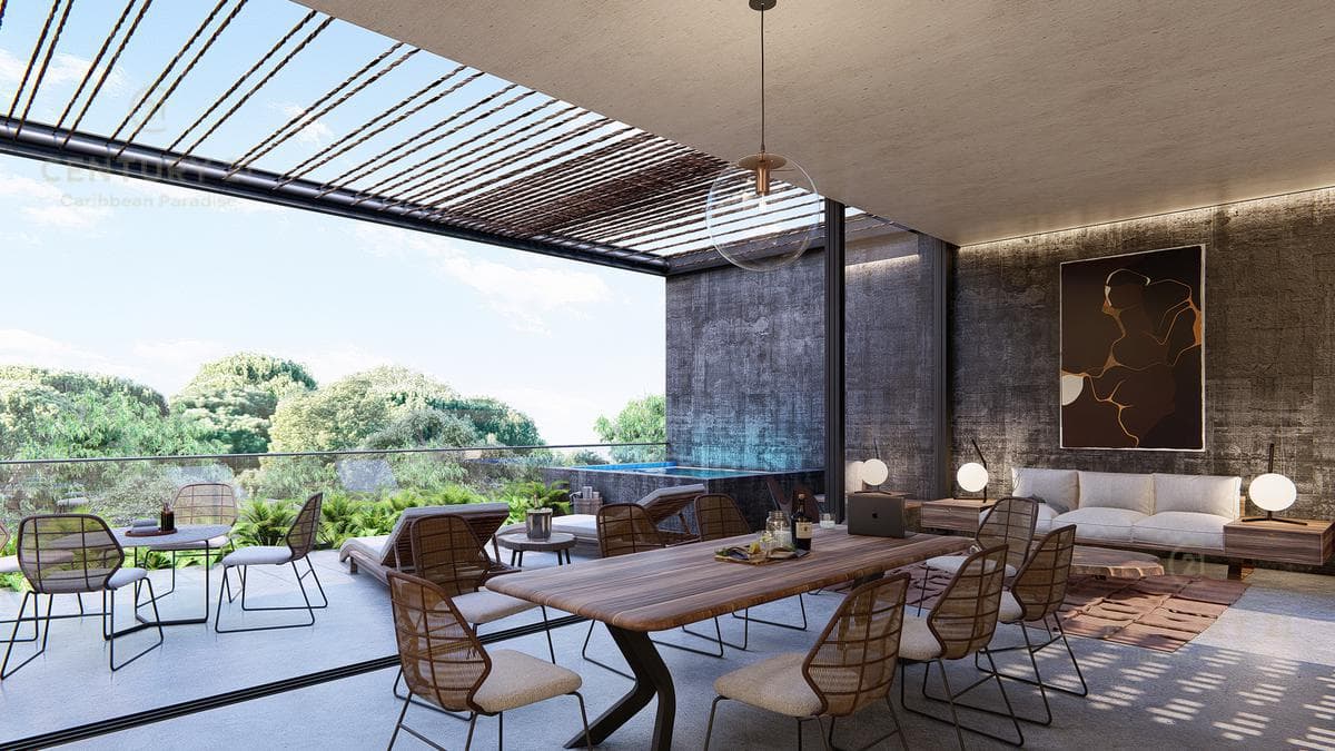Penthouse de lujo 2 recamaras excelentes amenidades Tulum P2575
