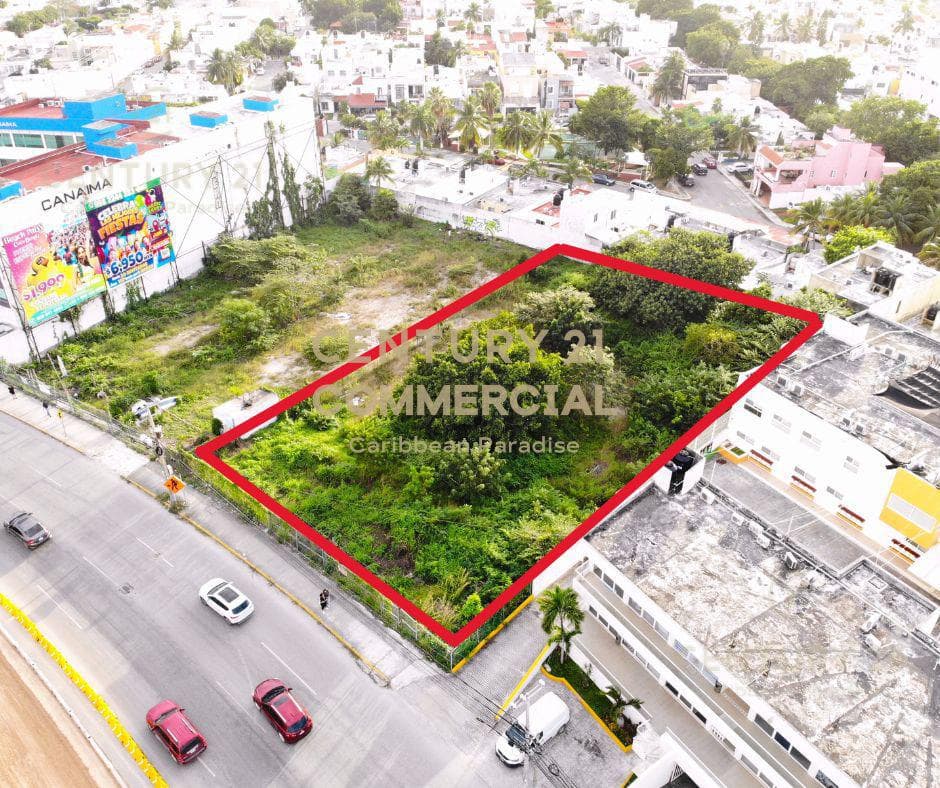 Commercial Land for Sale in Cancun | Project Included and 8-Story Mixed-Use Development | C3207