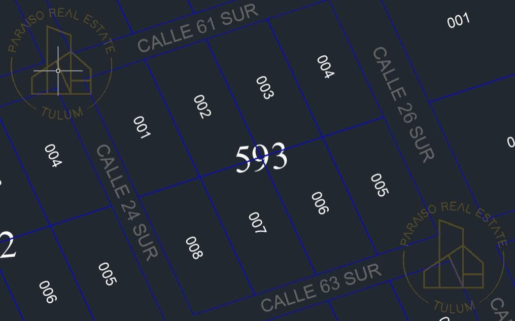 Lot of 1,250 m² Reg. 8, No. 593, Lot 2