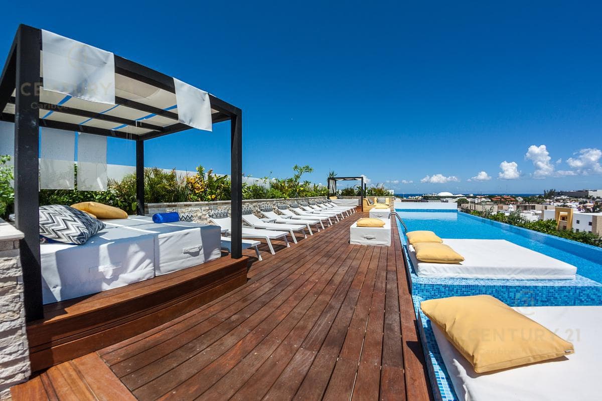 FOR SALE 2 BR CONDO AT THE CITY PLAYA DEL CARMEN QUINTANA ROO P3494