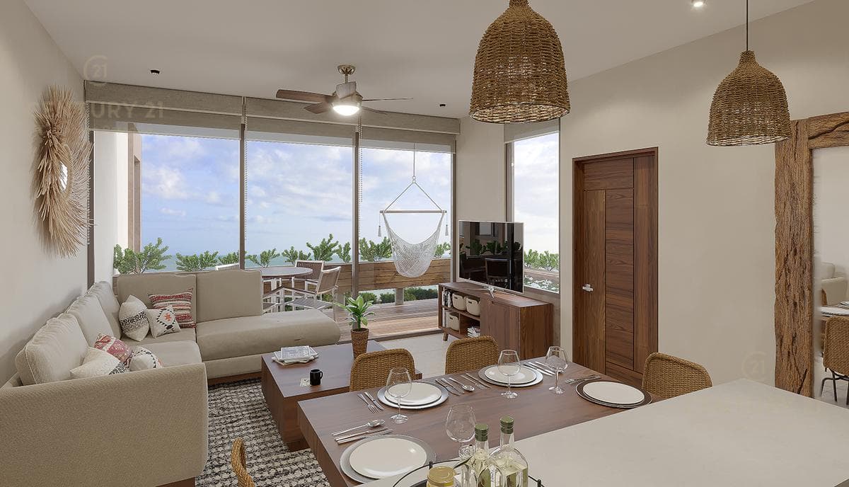 Lujosos Departamentos en Venta 2 rec con Vista al mar en Holbox P3925