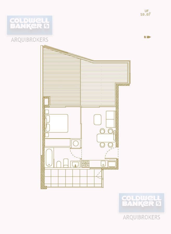 1-Bedroom Penthouse Apartment for Sale with Rental Income in Downtown - 1007