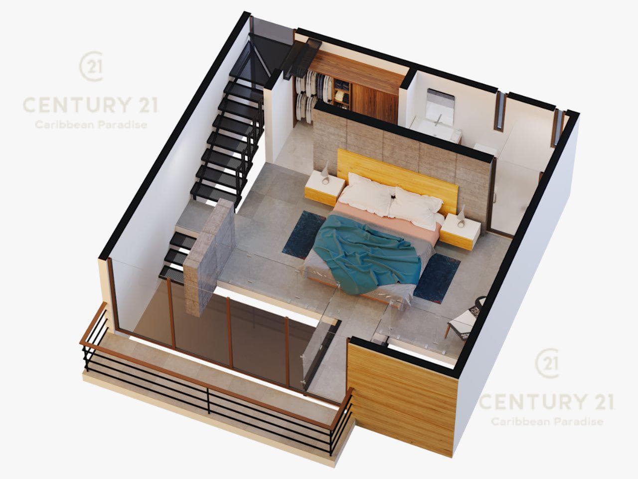 Bonito departamento en pequeño condominio en el corazón de Playa del Carmen P2983