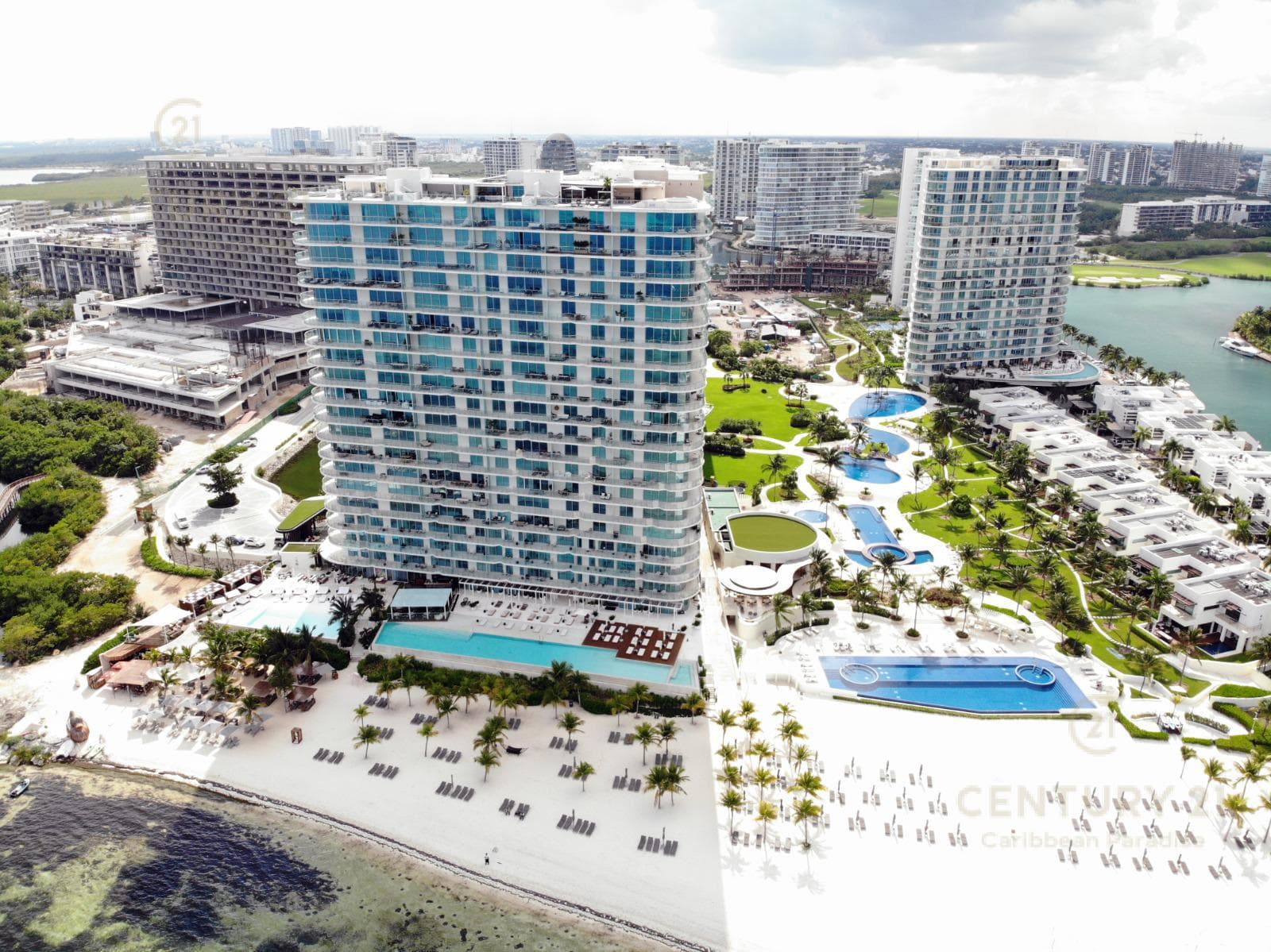3-Bedroom Apartment for Rent on the Beachfront | SLS Puerto Cancun | C3831