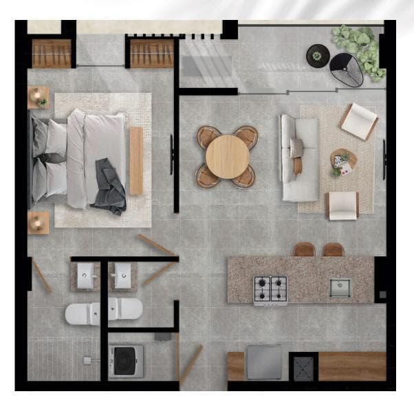 Pre-sale apartment in Cancún with eco-friendly amenities
